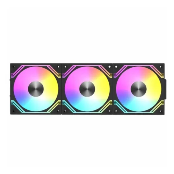Ventilator 3in1 120mm Raidmax Modular Combo kit Black, NV-MD120FBP3