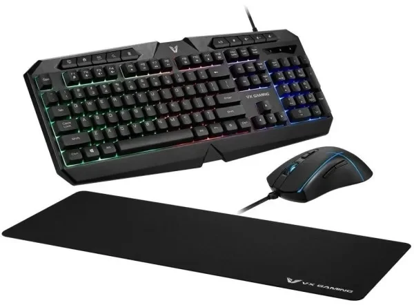 Tastatura+miš+podloga USB Volkano VX Helios VX-148-BK US crna